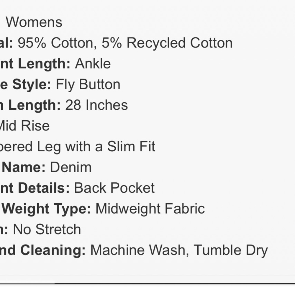 NEW KBB by Kahlana The Dylan Jean multiple sizes (2,6) - Picture 4 of 5
